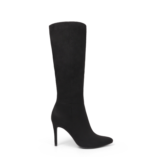 suede stiletto knee high boots